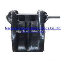 Mooring cast lever chain stopper